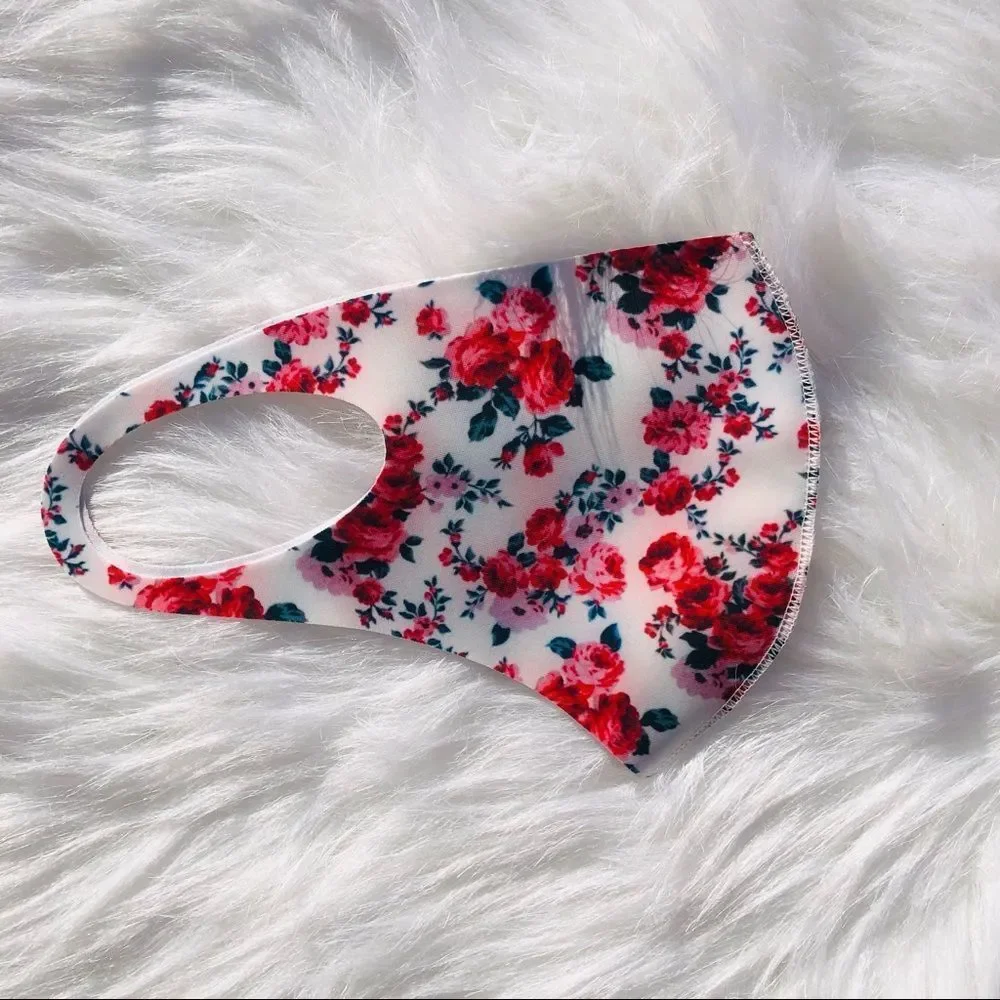Brand New Floral Face Mask For‎ Teens & Women